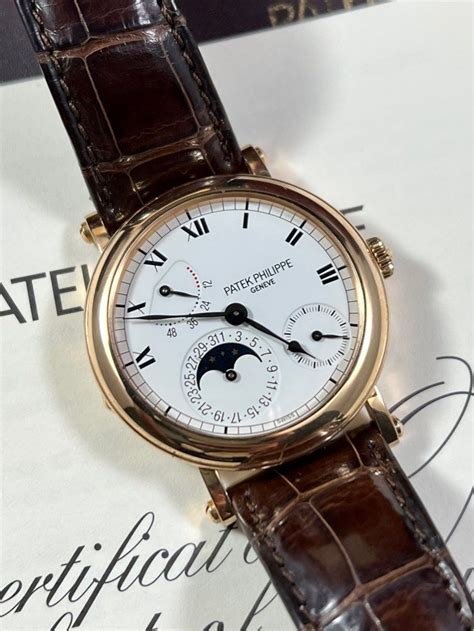 patek philippe grand complications moonphase power reserve 5054r-001|Patek Philippe 5054R.